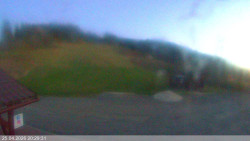 Dolní část sjezdovky