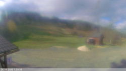 Dolní část sjezdovky