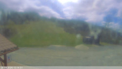 Dolní část sjezdovky