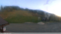 Dolní část sjezdovky