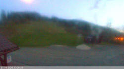 Dolní část sjezdovky