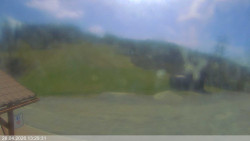 Dolní část sjezdovky