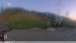 Dolní část sjezdovky