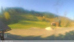 Dolní část sjezdovky