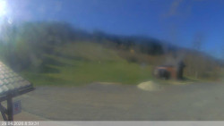 Dolní část sjezdovky