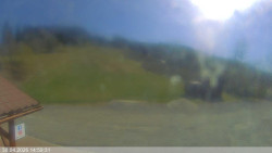 Dolní část sjezdovky