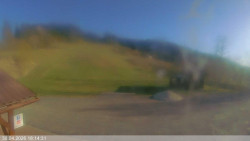 Dolní část sjezdovky