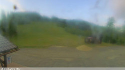 Dolní část sjezdovky