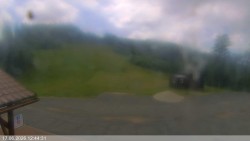Lower part of the ski slope