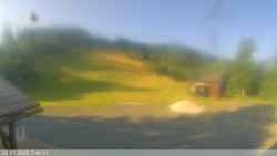 Unterer Teil der Skipiste