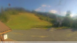Lower part of the ski slope