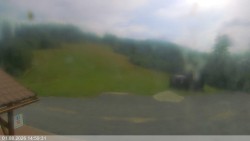 Lower part of the ski slope