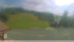 Lower part of the ski slope