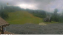 Lower part of the ski slope