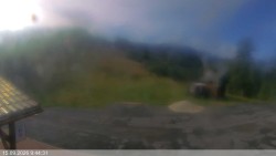 Lower part of the ski slope