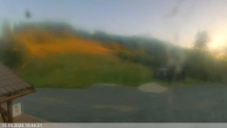 Lower part of the ski slope