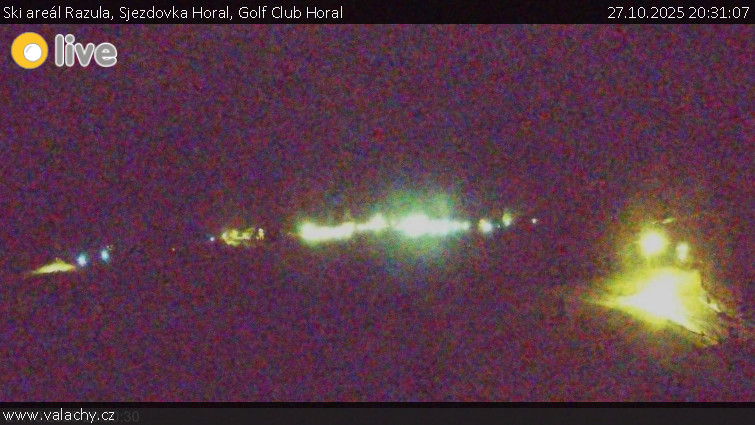 Ski areál Razula - Sjezdovka Horal, Golf Club Horal - 27.10.2025 v 20:31 Ski areál Razula - Sjezdovka Horal, Golf Club Horal - 27.10.2025 v 20:31
