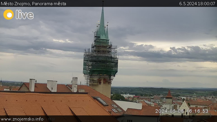 Město Znojmo - Panorama města - 6.5.2024 v 18:00