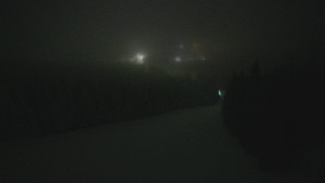 Červenohorské sedlo - Panorama sjezdovka "Červená" - 3.2.2026 v 05:00 Červenohorské sedlo - Panorama sjezdovka "Červená" - 3.2.2026 v 05:00