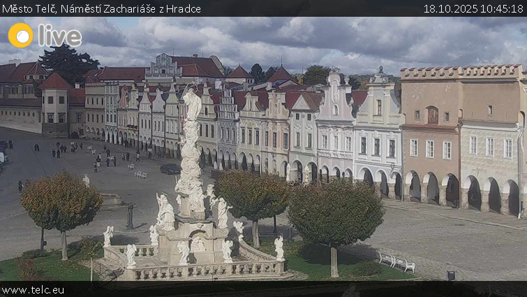 Město Telč - Náměstí Zachariáše z Hradce - 18.10.2025 v 10:45 Město Telč - Náměstí Zachariáše z Hradce - 18.10.2025 v 10:45