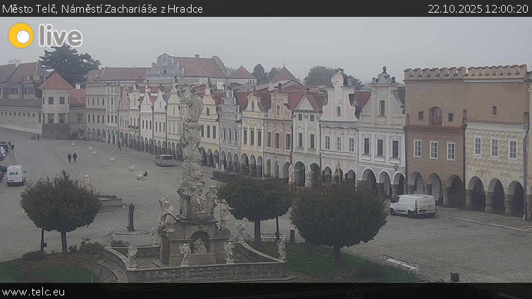 Město Telč - Náměstí Zachariáše z Hradce - 22.10.2025 v 12:00 Město Telč - Náměstí Zachariáše z Hradce - 22.10.2025 v 12:00