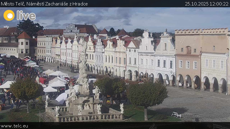 Město Telč - Náměstí Zachariáše z Hradce - 25.10.2025 v 12:00 Město Telč - Náměstí Zachariáše z Hradce - 25.10.2025 v 12:00