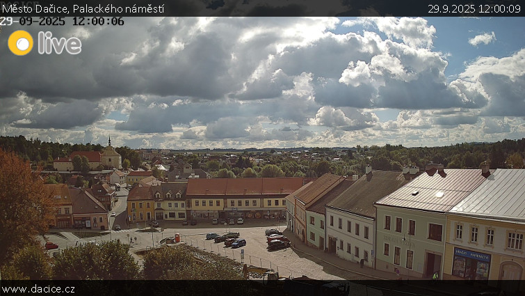 Město Dačice - Palackého náměstí - 29.9.2025 v 12:00 Město Dačice - Palackého náměstí - 29.9.2025 v 12:00