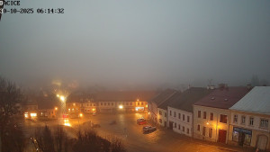 Město Dačice - Palackého náměstí - 30.10.2025 v 06:15 Město Dačice - Palackého náměstí - 30.10.2025 v 06:15