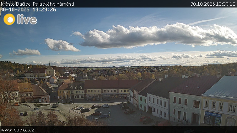 Město Dačice - Palackého náměstí - 30.10.2025 v 13:30 Město Dačice - Palackého náměstí - 30.10.2025 v 13:30