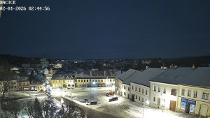 Město Dačice - Palackého náměstí - 2.1.2026 v 02:45 Město Dačice - Palackého náměstí - 2.1.2026 v 02:45