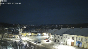 Město Dačice - Palackého náměstí - 2.1.2026 v 04:00 Město Dačice - Palackého náměstí - 2.1.2026 v 04:00