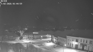 Město Dačice - Palackého náměstí - 15.2.2026 v 01:45 Město Dačice - Palackého náměstí - 15.2.2026 v 01:45