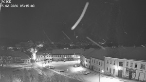 Město Dačice - Palackého náměstí - 15.2.2026 v 05:45 Město Dačice - Palackého náměstí - 15.2.2026 v 05:45