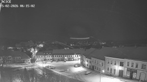 Město Dačice - Palackého náměstí - 15.2.2026 v 06:15 Město Dačice - Palackého náměstí - 15.2.2026 v 06:15