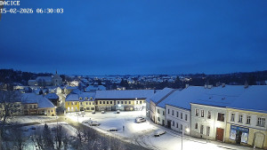 Město Dačice - Palackého náměstí - 15.2.2026 v 06:30 Město Dačice - Palackého náměstí - 15.2.2026 v 06:30