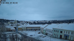 Město Dačice - Palackého náměstí - 15.2.2026 v 07:45 Město Dačice - Palackého náměstí - 15.2.2026 v 07:45