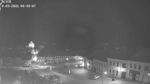 Město Dačice - Palackého náměstí - 20.3.2026 v 04:45 Město Dačice - Palackého náměstí - 20.3.2026 v 04:45