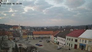 Město Dačice - Palackého náměstí - 20.3.2026 v 06:15 Město Dačice - Palackého náměstí - 20.3.2026 v 06:15