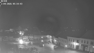 Město Dačice - Palackého náměstí - 2.4.2026 v 05:15 Město Dačice - Palackého náměstí - 2.4.2026 v 05:15