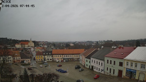 Město Dačice - Palackého náměstí - 2.4.2026 v 07:45 Město Dačice - Palackého náměstí - 2.4.2026 v 07:45