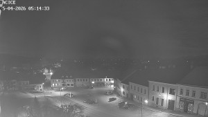 Město Dačice - Palackého náměstí - 5.4.2026 v 05:15 Město Dačice - Palackého náměstí - 5.4.2026 v 05:15