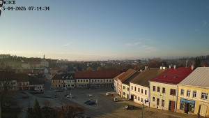 Město Dačice - Palackého náměstí - 5.4.2026 v 07:15 Město Dačice - Palackého náměstí - 5.4.2026 v 07:15