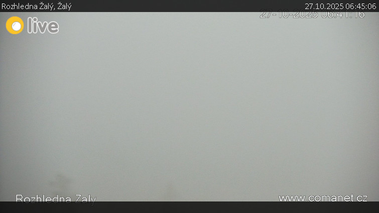 Rozhledna Žalý - Žalý - 27.10.2025 v 06:45 Rozhledna Žalý - Žalý - 27.10.2025 v 06:45