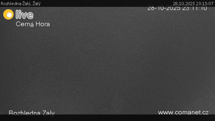 Rozhledna Žalý - Žalý - 28.10.2025 v 23:15 Rozhledna Žalý - Žalý - 28.10.2025 v 23:15