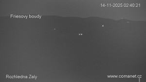 Rozhledna Žalý - Žalý - 14.11.2025 v 02:45 Rozhledna Žalý - Žalý - 14.11.2025 v 02:45