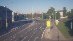 Křižovatka ulic Komenského a Velké Novosady