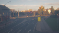 Křižovatka ulic Komenského a Velké Novosady