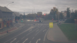 Křižovatka ulic Komenského a Velké Novosady