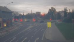 Křižovatka ulic Komenského a Velké Novosady