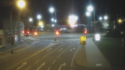Křižovatka ulic Komenského a Velké Novosady